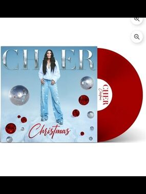Cher Christmas Music & Performance Red Vinyl Record